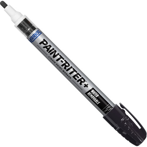 Marqueur &agrave; la peinture nettoyable &agrave; l'eau Paint-Riter+, Liquide, Noir CSL Industriel Inc.