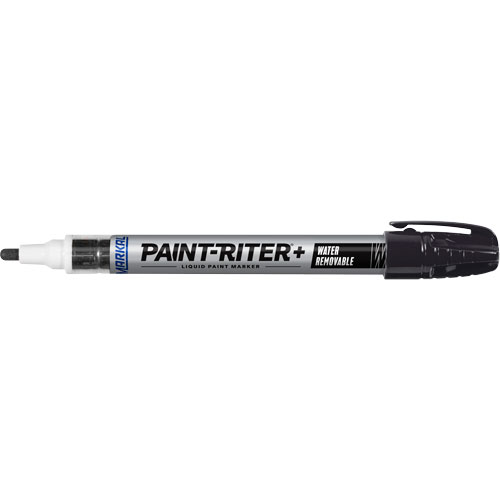 Marqueur &agrave; la peinture nettoyable &agrave; l'eau Paint-Riter+, Liquide, Noir CSL Industriel Inc.