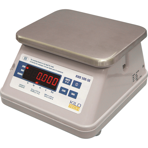 Digital Bench Top Scale With Dual Display, 5.5 lbs. / 2.5 kg Cap., 0.002 lbs. / 0.001 kg Graduations CSL Industriel Inc.