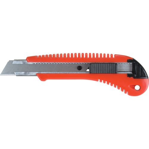 Couteau professionnel ATK300, 18 mm, Acier au carbone, Prise en Plastique CSL Industriel Inc.