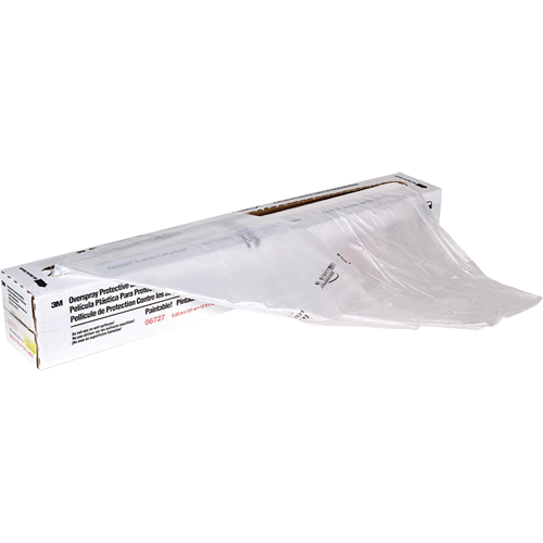 Feuille de protection contre l'exc&egrave;s de projection, 400' lo x 12' la, Plastique CSL Industriel Inc.