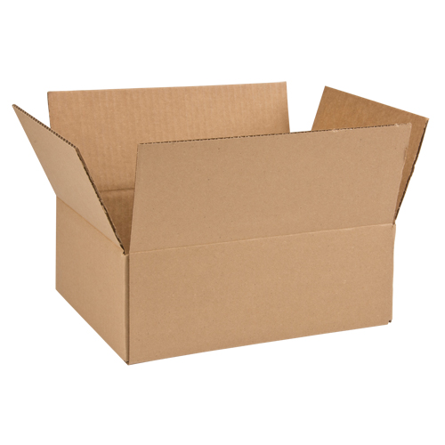 Boîte en carton ondul&eacute;, 12" lo x 9" la x 4" h, ondulations C CSL Industriel Inc.