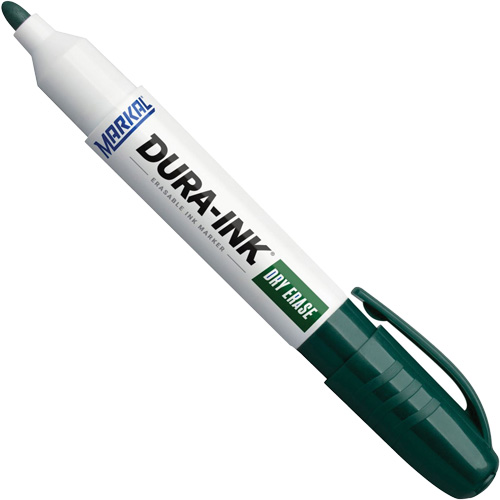 Marqueurs &agrave; essuyage &agrave; sec Dura-Ink, Vert, Pointe Ronde CSL Industriel Inc.