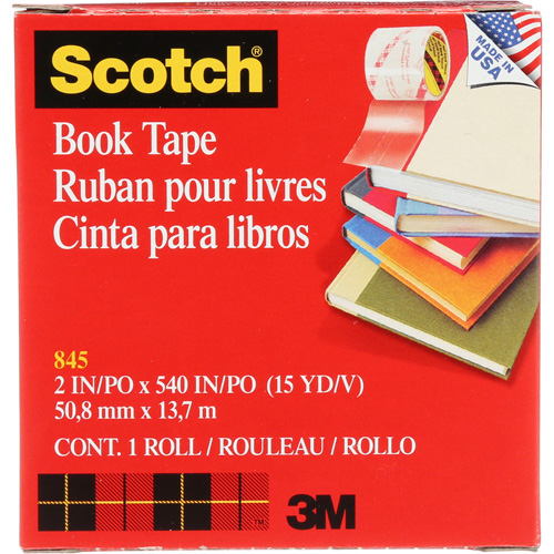 Ruban pour la r&eacute;paration de livres Scotch CSL Industriel Inc.