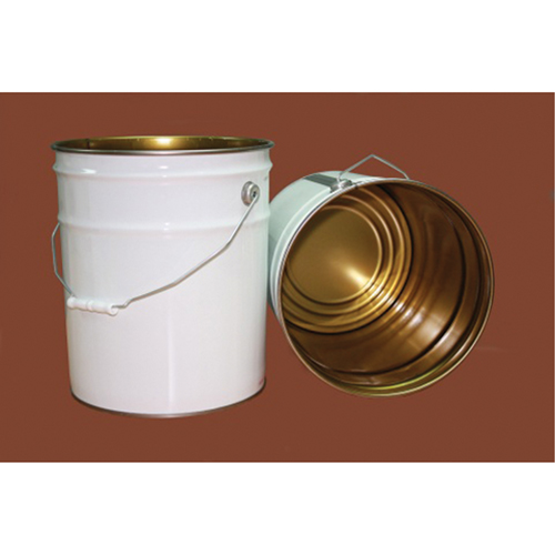 Seau avec couvercle, M&eacute;tal, 20 L CSL Industriel Inc.