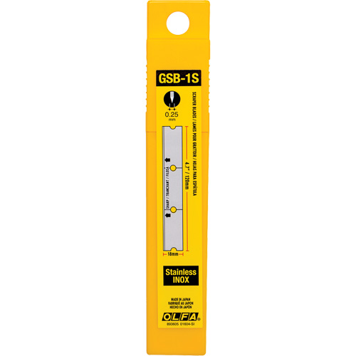 Glass Scraper Replacement Blades, Single Style CSL Industriel Inc.