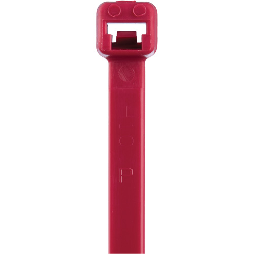 Attaches de c&acirc;bles s&eacute;rie T, Longueur 8", R&eacute;sistance &agrave; la traction 50 lb, Rouge CSL Industriel Inc.