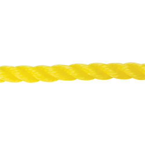 Corde jaune tress&eacute;e 5/8", Polypropyl&egrave;ne, 200' CSL Industriel Inc.