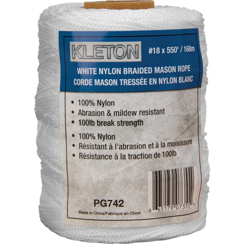 #18 Braided Mason Rope, Nylon, 550' CSL Industriel Inc.