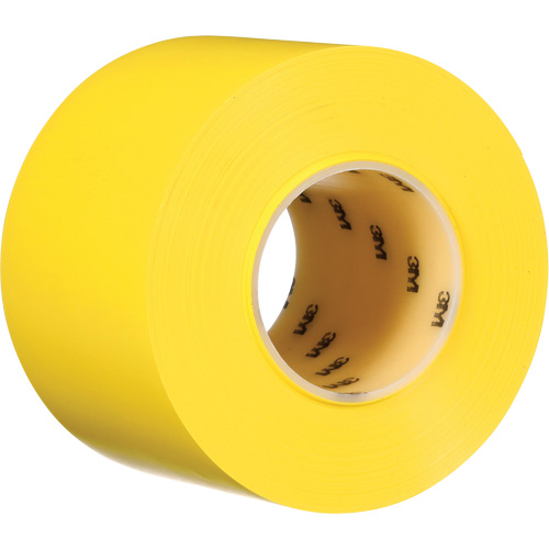 Ruban de marquage de planchers durable 971, 4" x 108', Vinyle, Jaune CSL Industriel Inc.