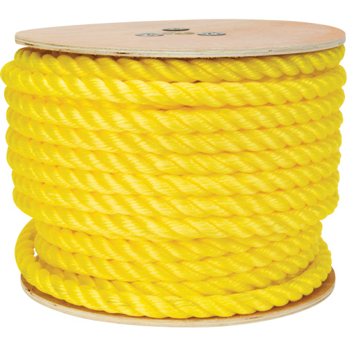 Braided Yellow Rope, Polypropylene, 144' CSL Industriel Inc.