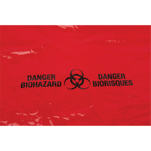 Waste Bags, Bio-Hazard, 38" L x 30" W, 2 mils CSL Industriel Inc.