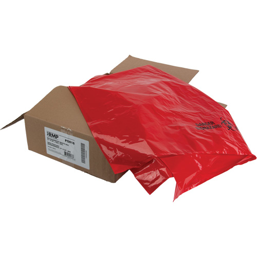 Sacs &agrave; d&eacute;chets, Biorisque, 50" lo x 37" la, 2 mils CSL Industriel Inc.