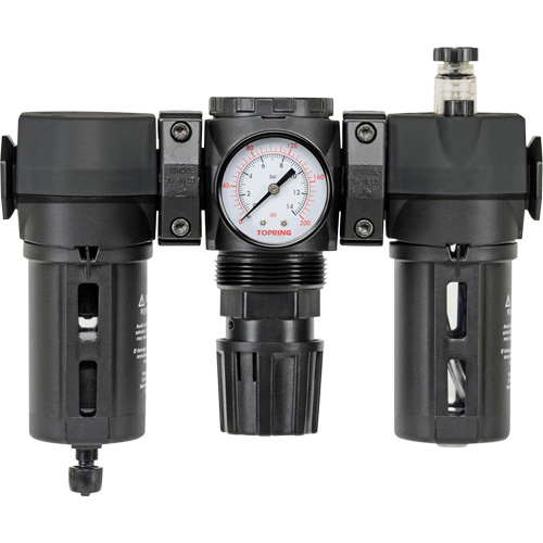 Filter, Regulator & Lubricator Modulair 300 with Manual Drain & Standard Bowl, 3/8" NPTF CSL Industriel Inc.