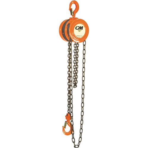 Chain Hoist, 10' Lift, 1000 lbs. (0.5 tons) Capacity, Steel Chain CSL Industriel Inc.