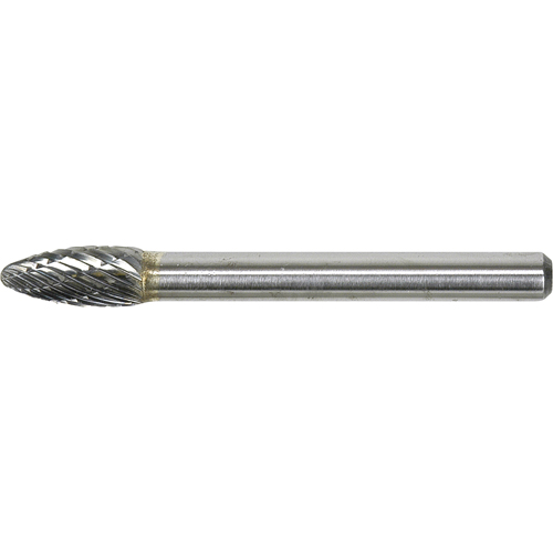 Solid Carbide Burr, SH-1, 1/4" Dia., 1/4" Shank, 5/8" Depth of Cut CSL Industriel Inc.