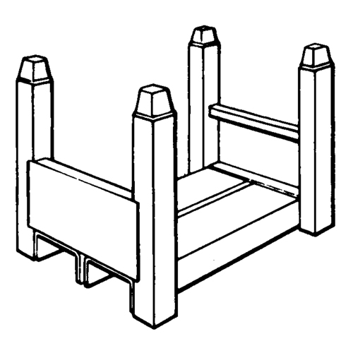 Portable Stacking Racks, 16" W x 26" D, 7500 lbs. Capacity CSL Industriel Inc.