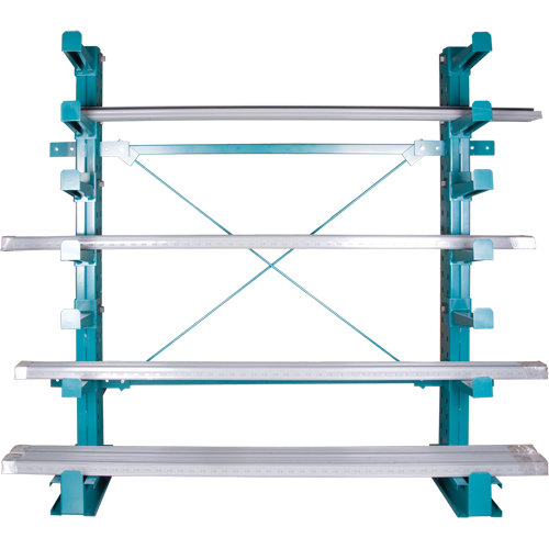 Cantilever Bar-Stock Racking - Light-Duty, Single Sided, 12" Arm, 75" H CSL Industriel Inc.