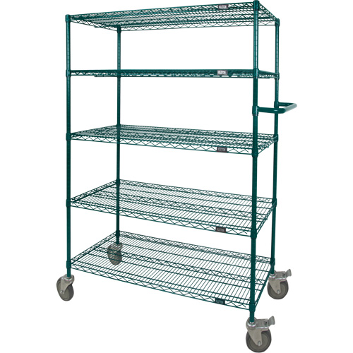 Wire Shelf Push Cart, Epoxy Finish, 36" x 69" x 24", 600 lbs. Capacity CSL Industriel Inc.