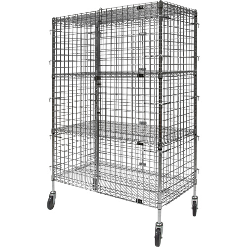 Security Cart, Chrome Plated, 48" x 69" x 24", 500 lbs. Capacity CSL Industriel Inc.