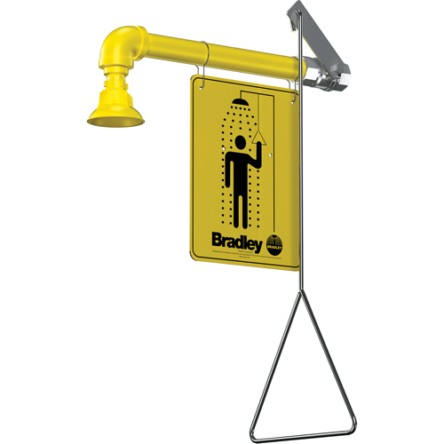 Horizontal Supply Emergency Shower Stations, Wall-Mount CSL Industriel Inc.