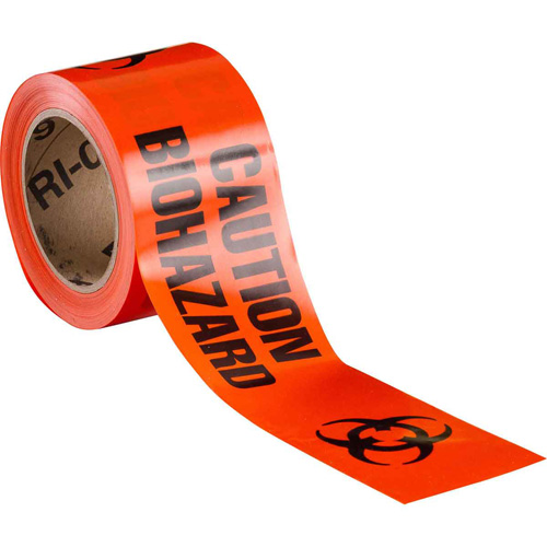 Ruban pour barricade, Anglais, 3" la x 200' lo, 3 mils, Noir/orange CSL Industriel Inc.