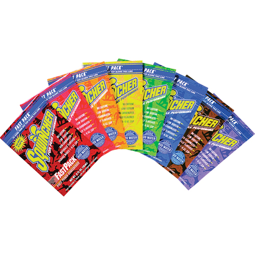 Sqwincher&reg; Boisson de r&eacute;hydratation Fast Pack, Emballage-portion, Limonade CSL Industriel Inc.