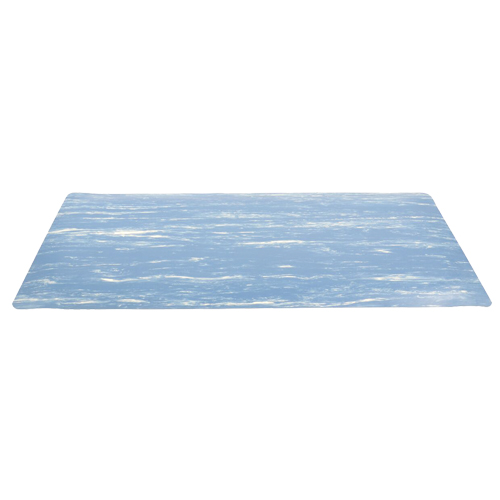 No. 970 Marble Sof-Tyle Grande Mats, Smooth, 4' x 72' x 1", Blue, Rubber CSL Industriel Inc.