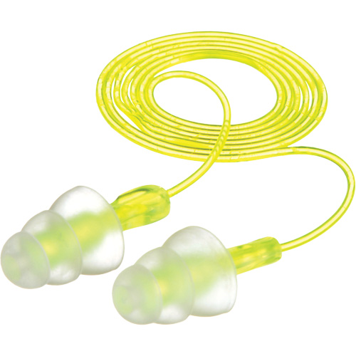 Bouchons d'oreilles r&eacute;utilisables &agrave; trois brides E-A-R, Avec cordon, Vrac - Sac en poly, 26 dB NRR, Taille unique CSL Industriel Inc.