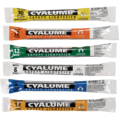 6" Cyalume&reg; Lightsticks, Green, 12 hrs. Duration CSL Industriel Inc.