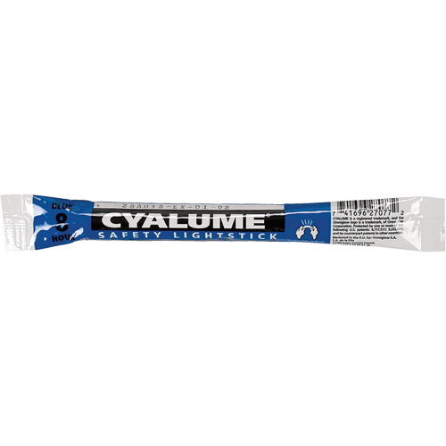 6" Cyalume&reg; Lightsticks, Blue, 8 hrs. Duration CSL Industriel Inc.
