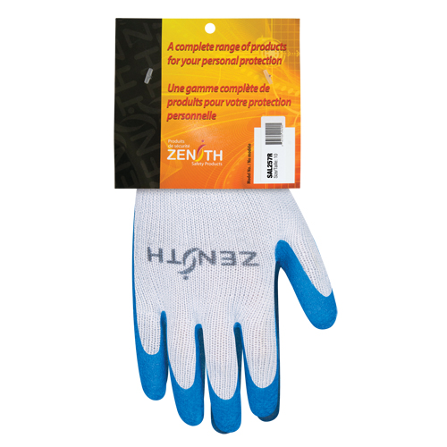 Gants enduits tricot&eacute; sans couture en caoutchouc naturel, 10, R&ecirc;vetement Latex de caoutchouc, Calibre 10, Enveloppe en Polyester/Coton CSL Industriel Inc.