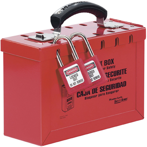 Boîtier de verrouillage portatif pour groupe Latch Tight, Rouge CSL Industriel Inc.