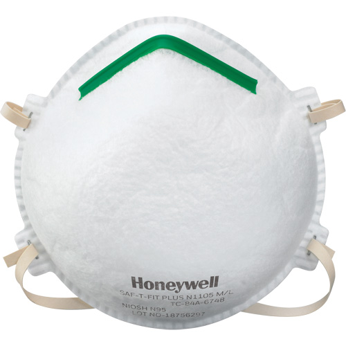 Saf-T-Fit&reg; Plus N1105 Particulate Respirators, N95, NIOSH Certified, Small CSL Industriel Inc.