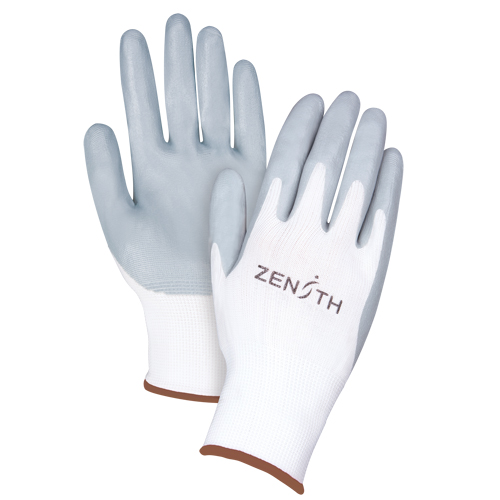Gants l&eacute;gers enduits et respirants, 9/Grand, R&ecirc;vetement Mousse de nitrile, Calibre 13, Enveloppe en Polyester CSL Industriel Inc.