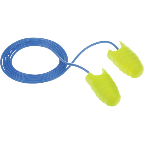 Bouchons d'oreilles avec anneaux de retenue E-A-Rsoft, Vrac - Sac en poly, Grand, Avec cordon CSL Industriel Inc.