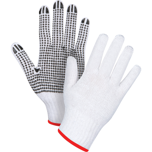 Dotted String Knit Gloves, Poly/Cotton, Single Sided, 7 Gauge, Small CSL Industriel Inc.