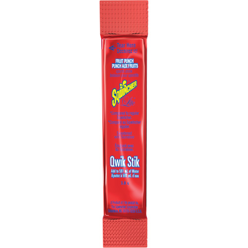 Sqwincher&reg; Boisson de r&eacute;hydratation ZERO Qwik Stik, Poudre, Punch aux fruits CSL Industriel Inc.