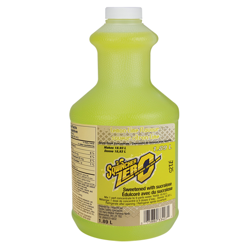 Sqwincher&reg; Boisson de r&eacute;hydratation ZERO, Concentr&eacute;, Citron-lime CSL Industriel Inc.