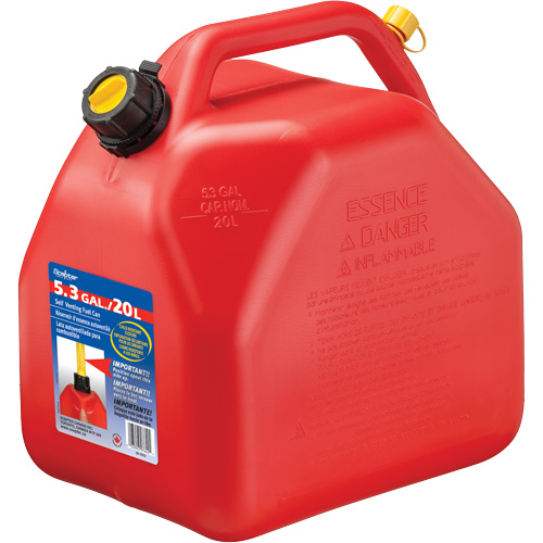 Jerricans, 5,3 gal. US/20,06 L, Rouge, Conformes aux normes CSA/ULC CSL Industriel Inc.