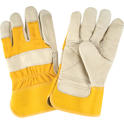 Premium Quality Fitters Gloves, Large, Grain Cowhide Palm, Cotton Inner Lining CSL Industriel Inc.