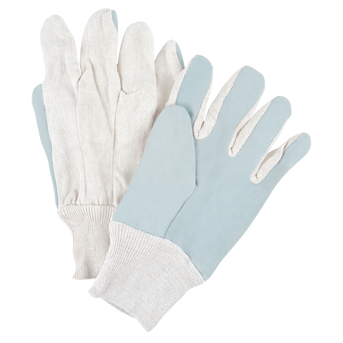 Gants de travail de premi&egrave;re qualit&eacute;, Grand, Paume en Cuir de vache refendu CSL Industriel Inc.
