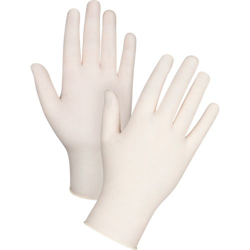 Premium Sensitive Skin Examination Gloves, Medium, Latex, 4-mil, Powdered, Natural CSL Industriel Inc.