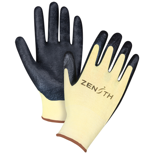 Gants r&eacute;sistants &agrave; la coupe avec prise sup&eacute;rieure, Taille Grand/9, Calibre 13, Rev&ecirc;tement Mousse de nitrile, Enveloppe en Aramide, ANSI/ISEA 105 niveau 3/EN 388 niveau 5 CSL Industriel Inc.