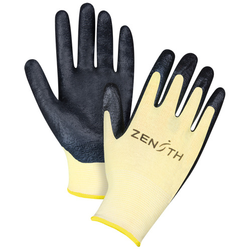 Gants r&eacute;sistants &agrave; la coupe avec prise sup&eacute;rieure, Taille 2T-Grand/11, Calibre 13, Rev&ecirc;tement Mousse de nitrile, Enveloppe en Aramide, ANSI/ISEA 105 niveau 3/EN 388 niveau 5 CSL Industriel Inc.