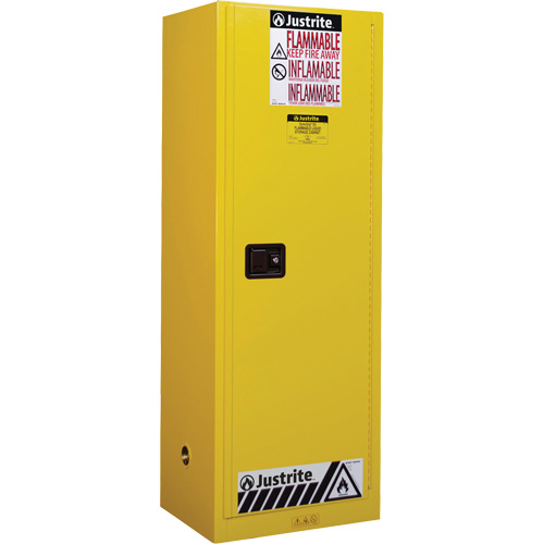 Armoire de s&eacute;curit&eacute; pour produits inflammables EX Slimline Sure-Grip , 22 gal., 1 Porte(s), 23,25" La x 65" h x 18" p CSL Industriel Inc.