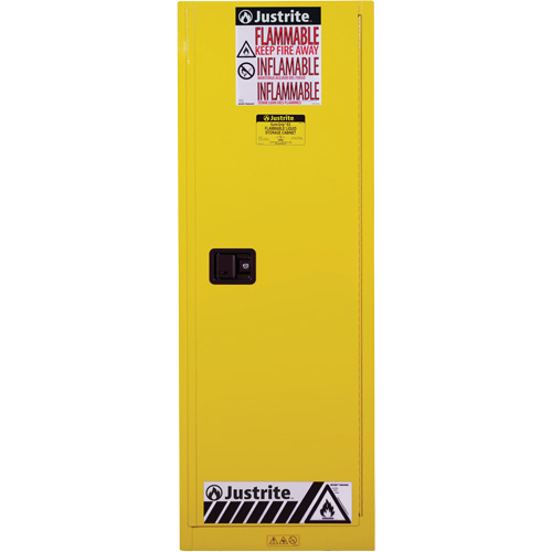 Armoire de s&eacute;curit&eacute; pour produits inflammables EX Slimline Sure-Grip , 22 gal., 1 Porte(s), 23,25" La x 65" h x 18" p CSL Industriel Inc.