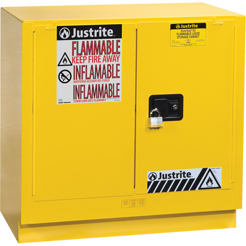 Armoire de s&eacute;curit&eacute; pour dessous de comptoir pour produits inflammables EX Sure-Grip, 22 gal., 2 Porte(s), 35" La x 35" h x 22" p CSL Industriel Inc.