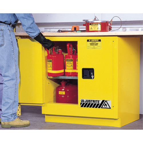 Armoire de s&eacute;curit&eacute; pour dessous de comptoir pour produits inflammables EX Sure-Grip, 22 gal., 2 Porte(s), 35" La x 35" h x 22" p CSL Industriel Inc.