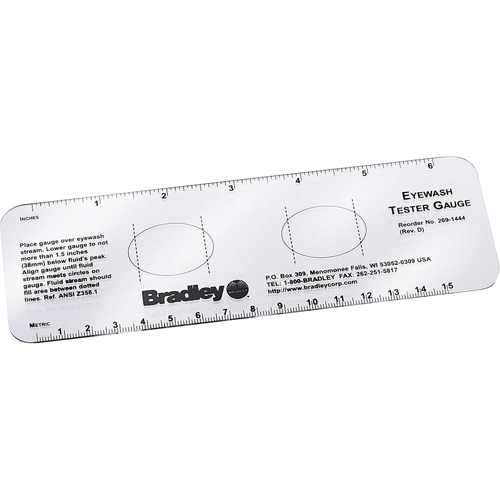Manom&egrave;tres d'essai pour douche oculaire CSL Industriel Inc.